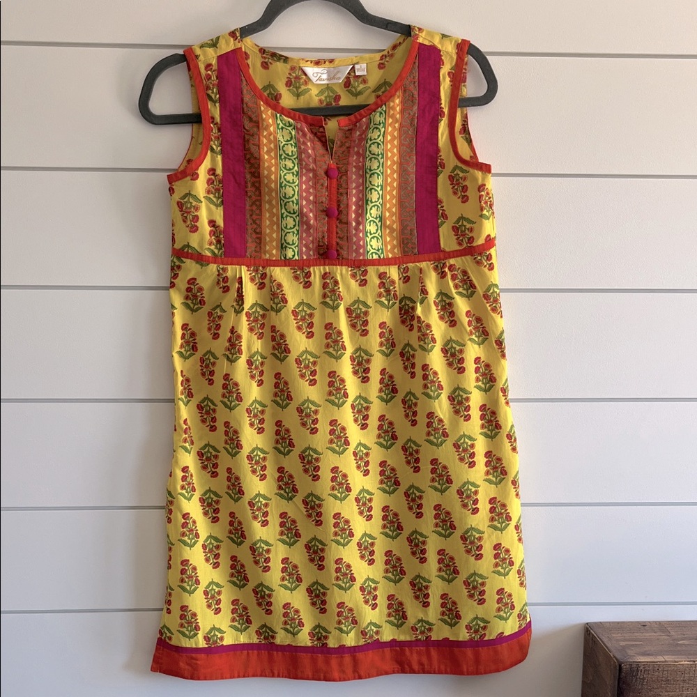 Tavisha Tunic Block Print Top